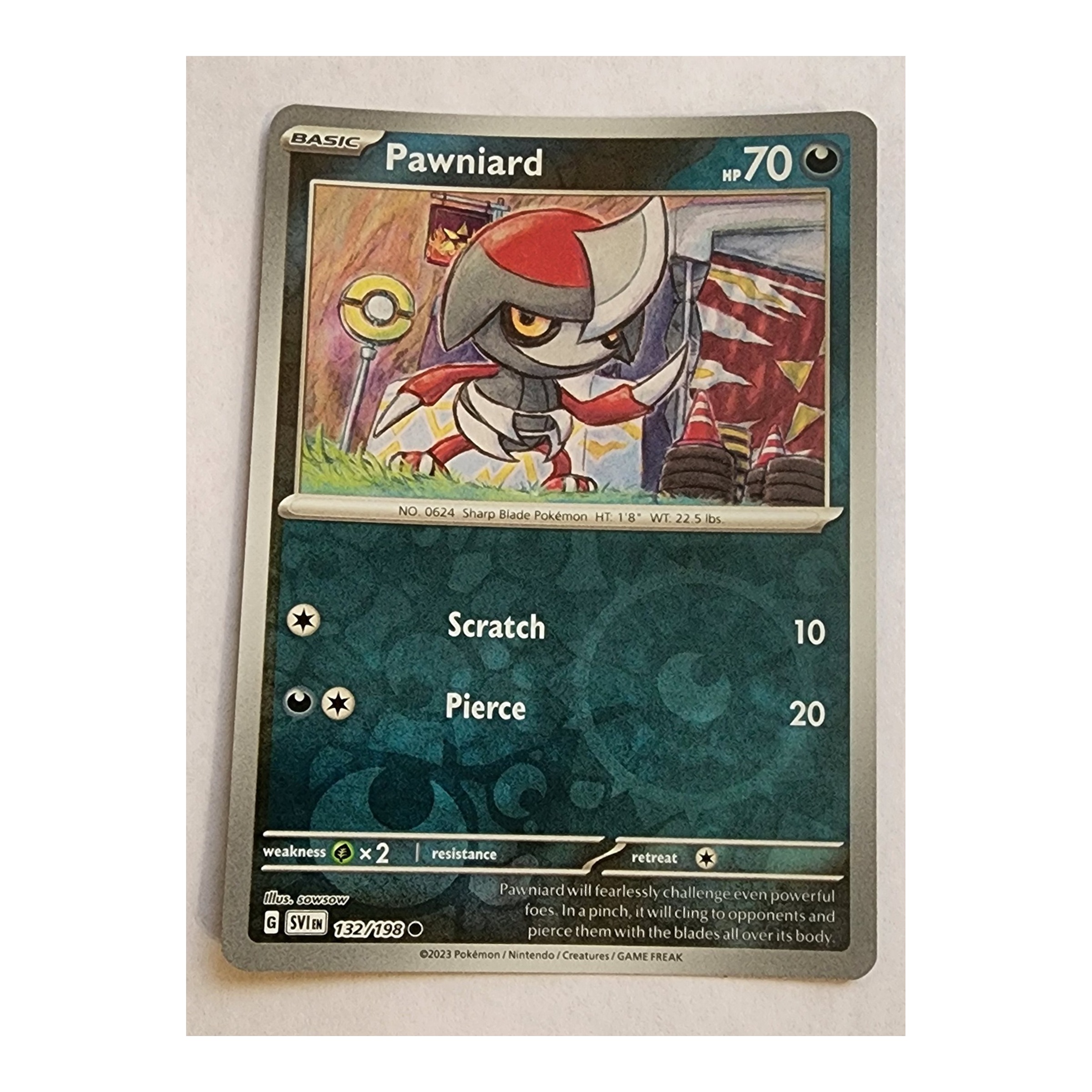 Pawniard Common SV01: Scarlet & Violet 132/198 NM Reverse Holo