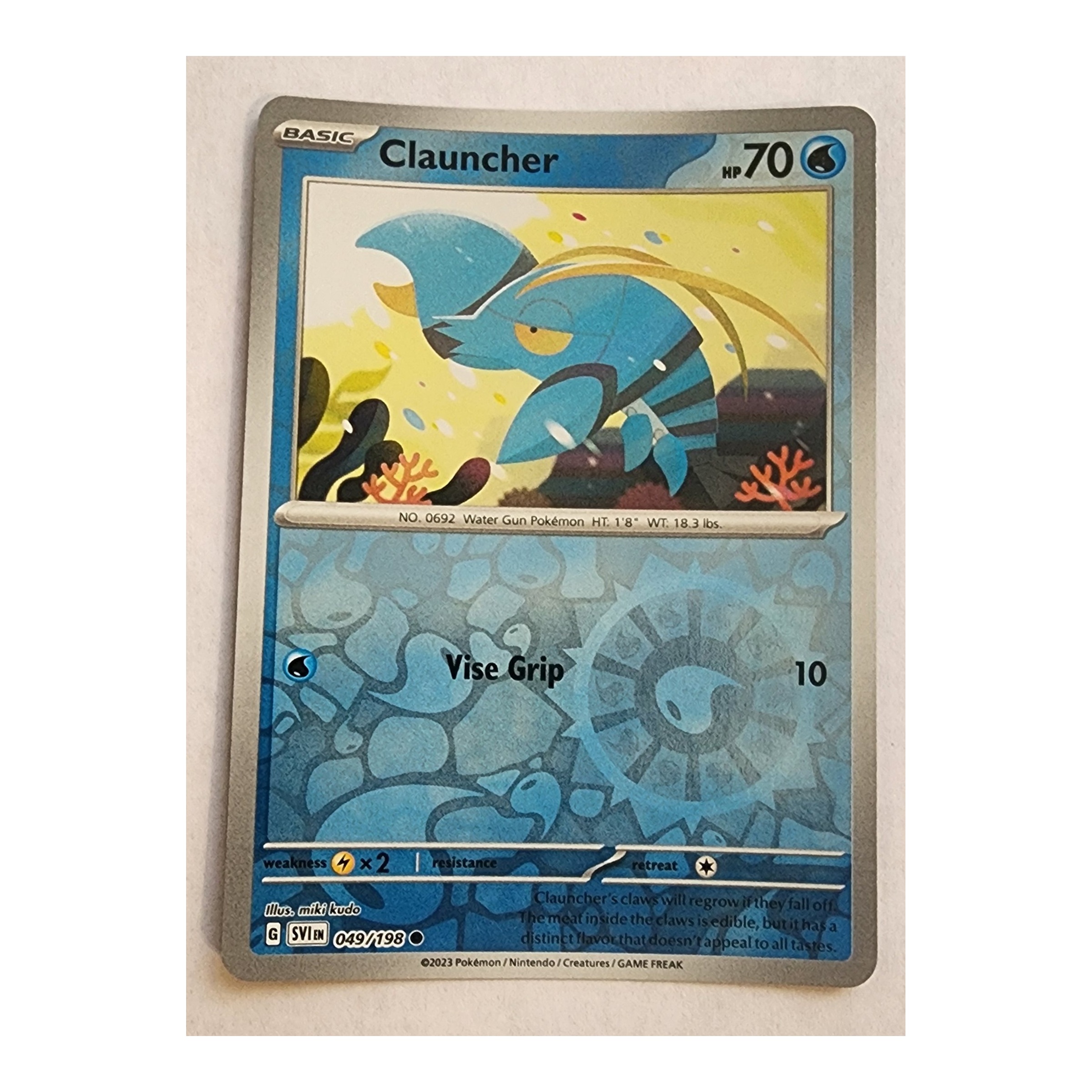 Clauncher Common SV01: Scarlet & Violet 049/198 NM Reverse Holo