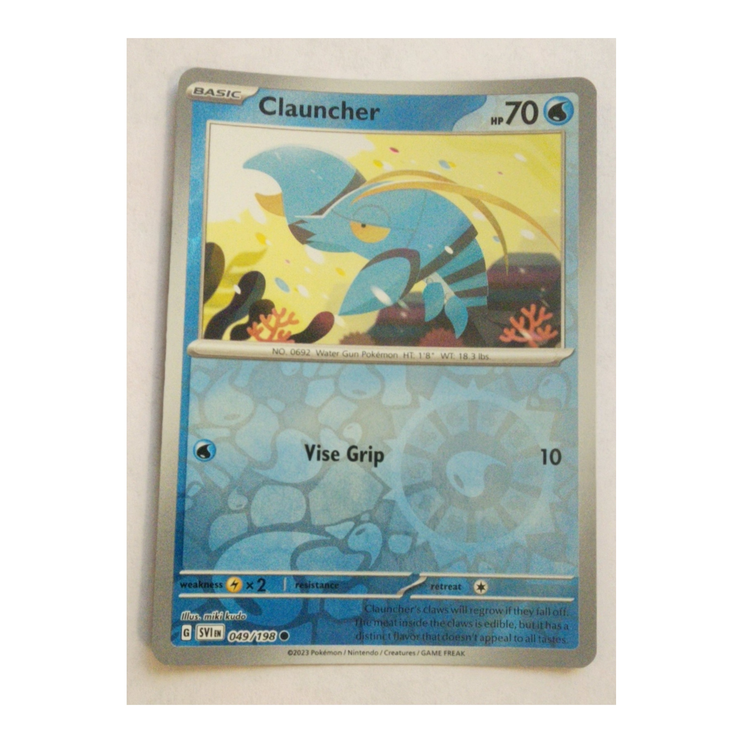 Clauncher Common SV01: Scarlet & Violet 049/198 NM Reverse Holo