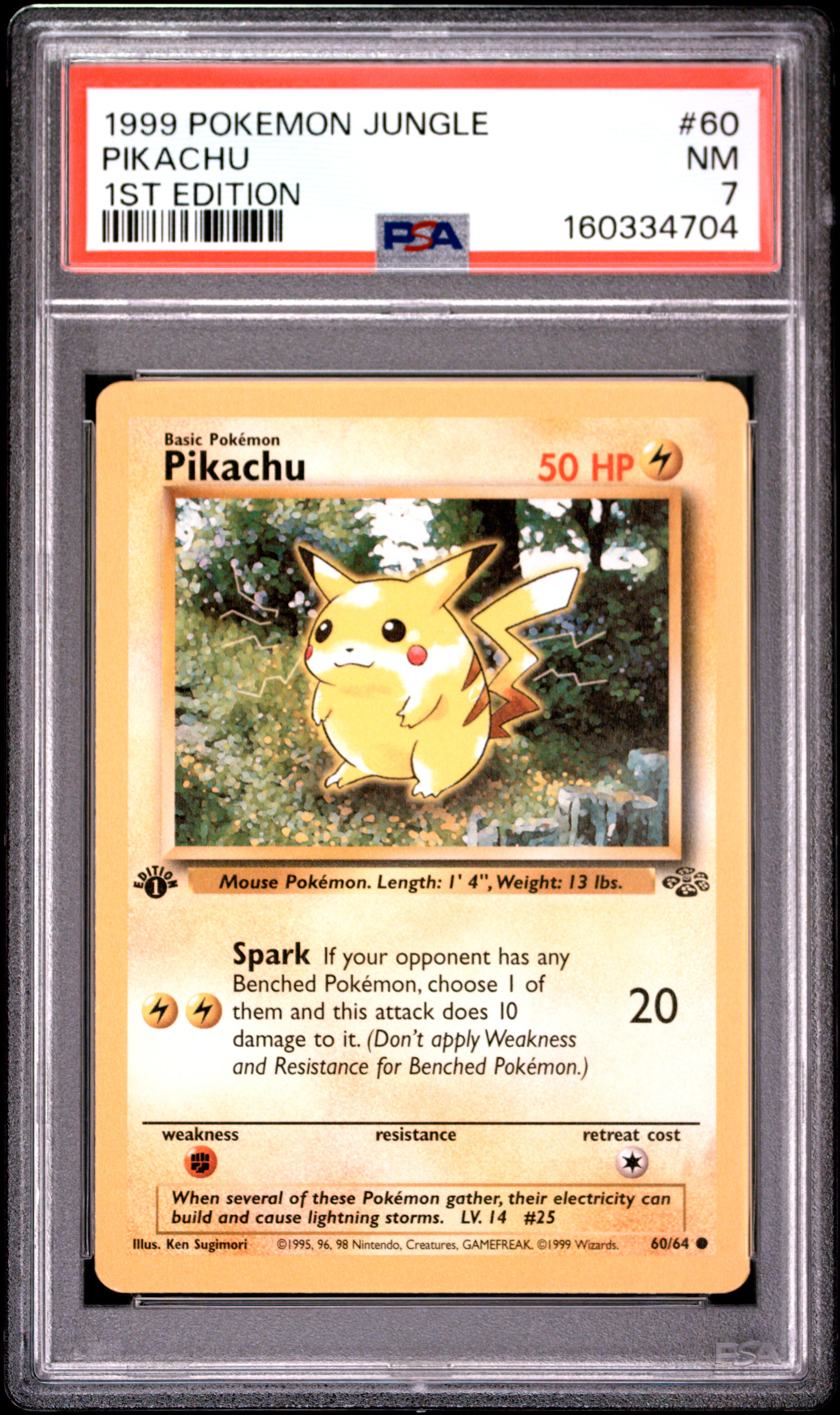 1999 Pokemon Jungle Pikachu
